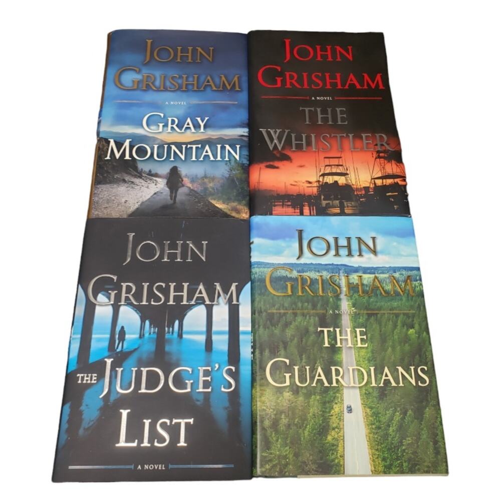 John Grisham Hardback Book Bundle Gray Mountain The Whistler Judge's Guardians